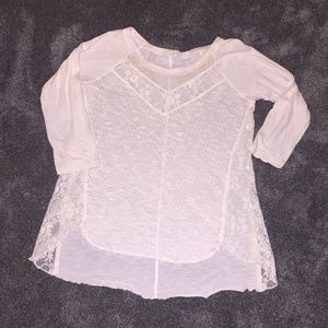 Gorgeous sheer and lace top